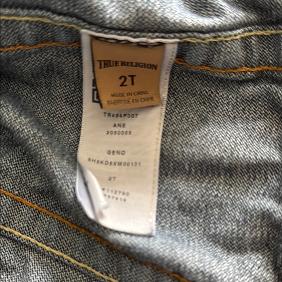 True Religion Kids Blue Denim Jacket - Picture 3 of 4